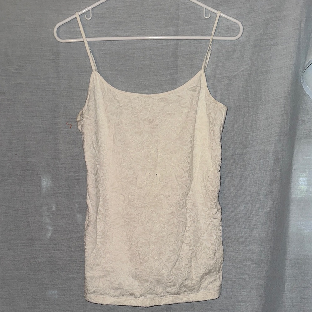 Aeropostale Cream Lace Camisole Top - Picture 1 of 3